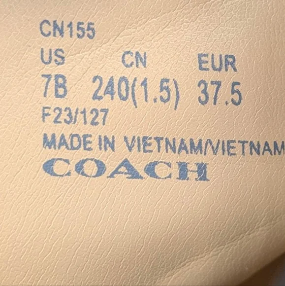 Coach Carter Pointed Toe Boots EUC $240 Size 7B     S3733 - Picture 12 of 15